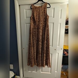 Torrid Size 2 Leopard Print Maxi Dress